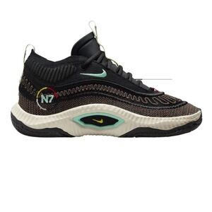 Nike N7 Cosmic Unity Black and White Sneakers with Multicolor Details